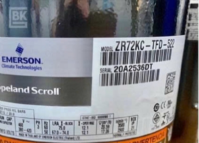 Máy nén ZR72KCE-TFD-522